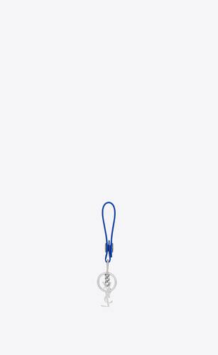 cassandre key ring in smooth leather