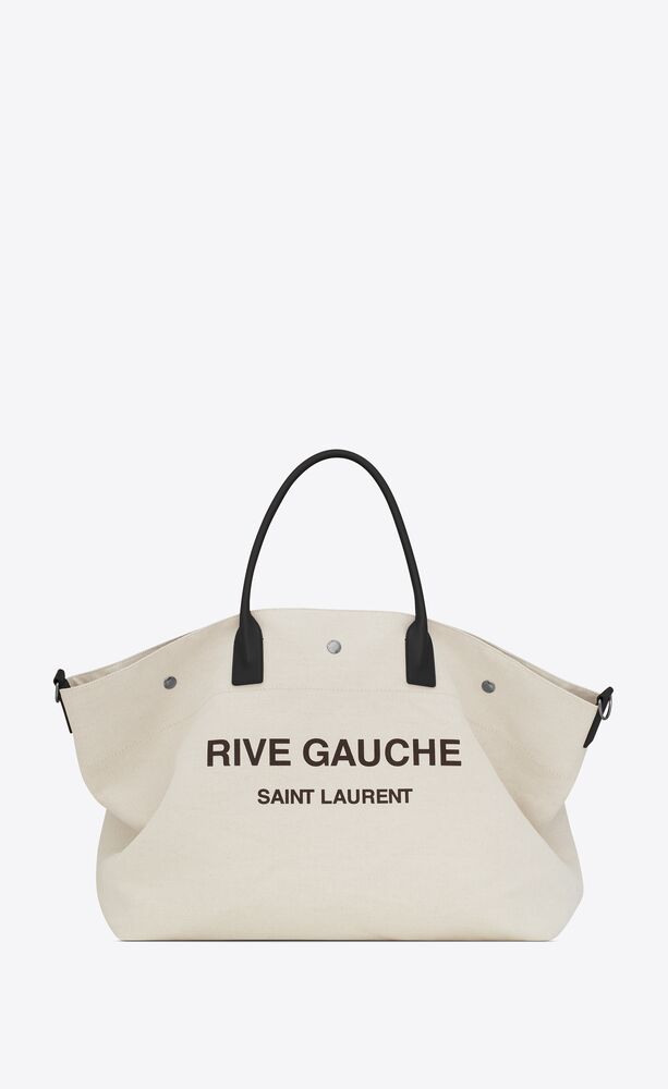 Womens Bags Tote bags Saint Laurent Rive Gauche Canvas Tote 