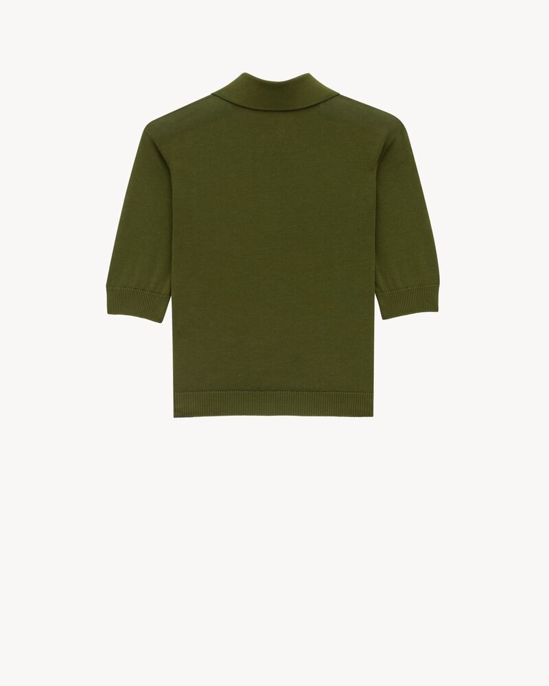 Yves Saint Laurent イヴ・サンローラン ニットポロシャツ ポロ