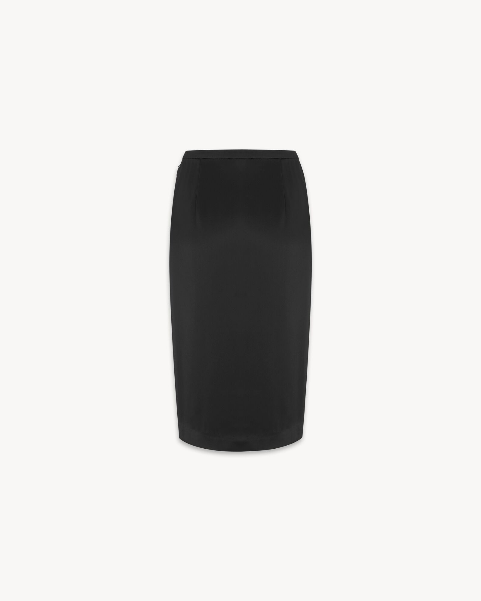 pencil-skirt-in-satin-saint-laurent-ysl