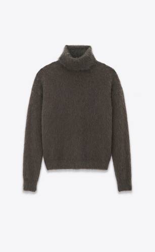 turtleneck sweater in mohair