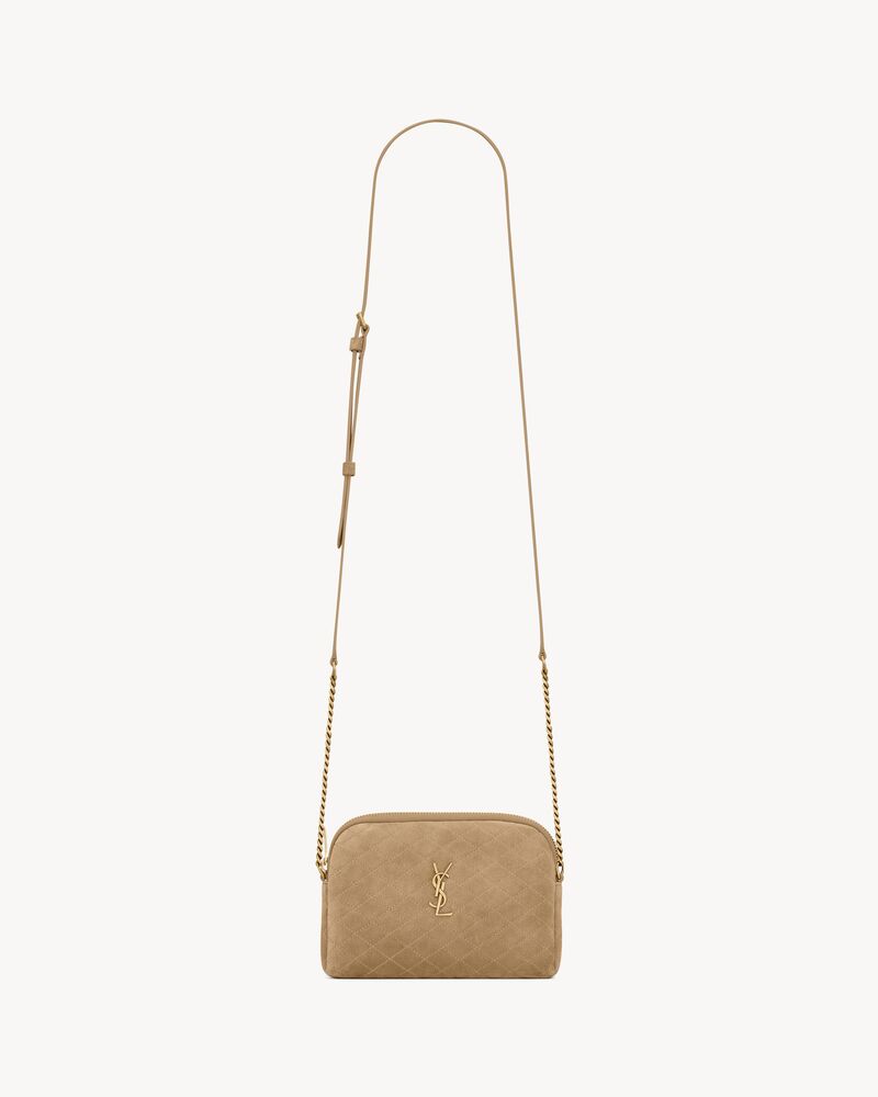 Pochette con zip GABY in suede