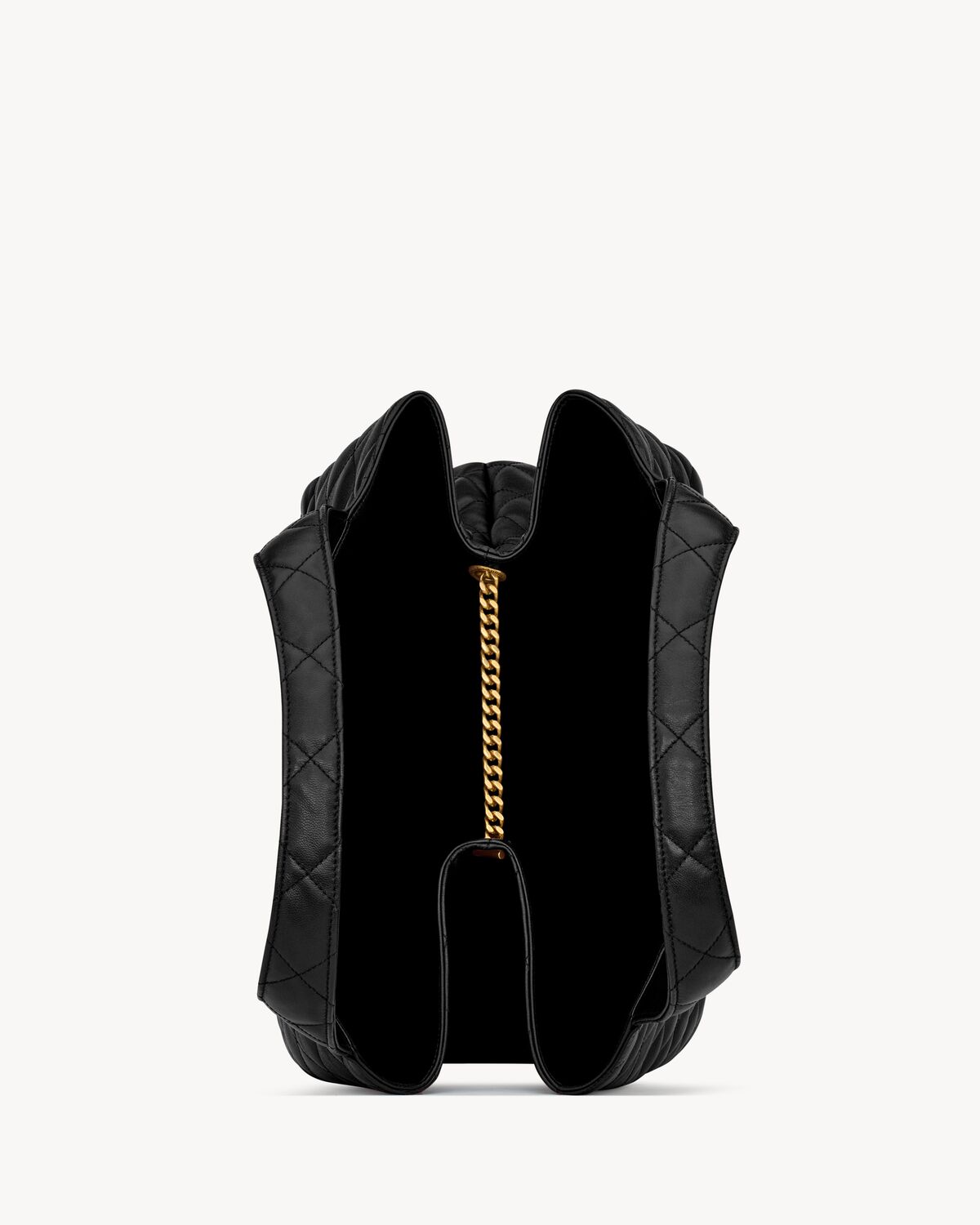 생로랑 퀼팅 양가죽 ICARE MAXI 쇼핑백 698651AAANG1000