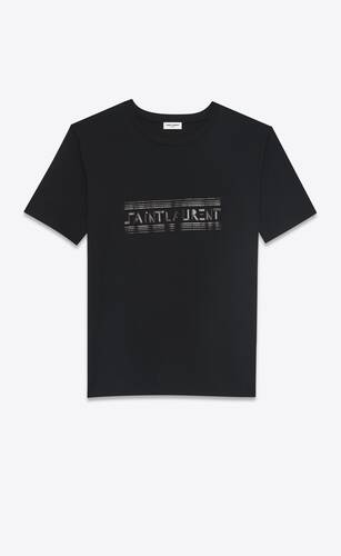 t-shirt imprimé "saint laurent bauhaus"