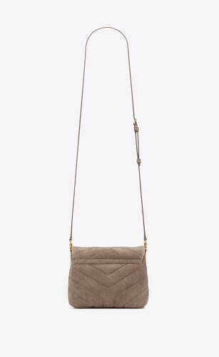 YSL Loulou Small Quilted Suede Shoulder Bag Algae — Blaise Ruby Loves