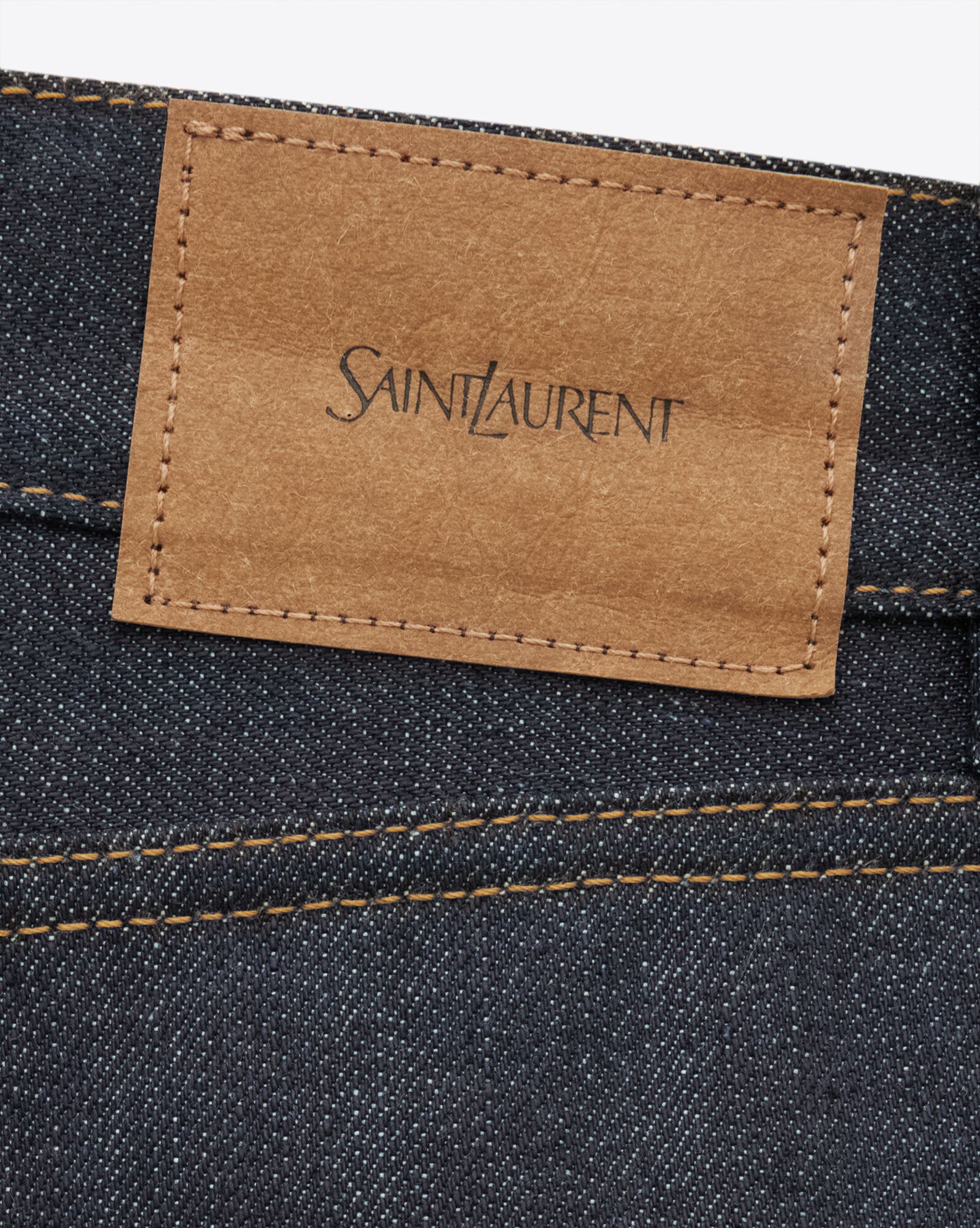 90's slim jeans in raw indigo denim