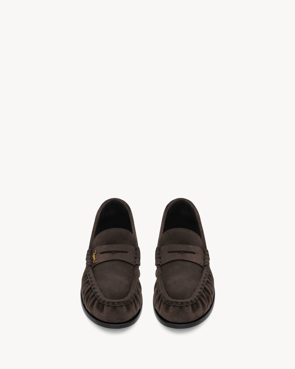 LE LOAFER penny slippers in suede | Saint Laurent | YSL.com