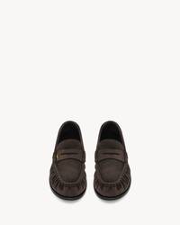 LE LOAFER penny slippers in suede