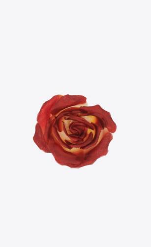 small gradient rose brooch in silk
