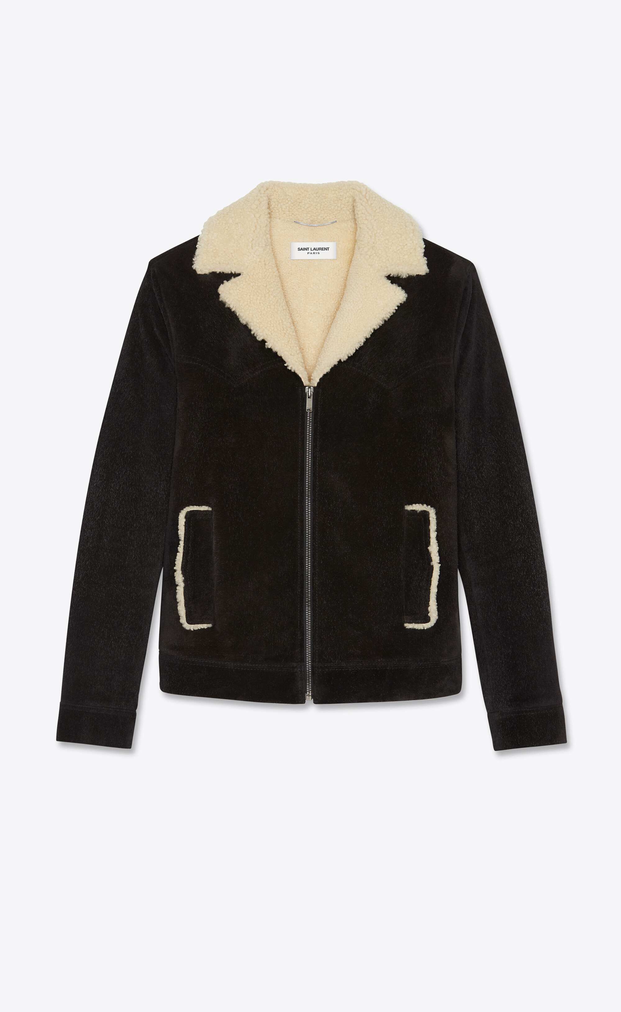 saint laurent suede bomber jacket