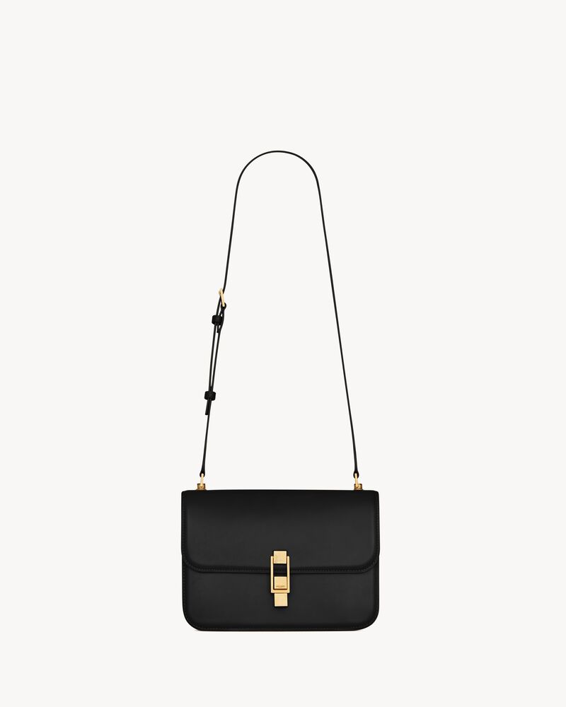 borsa satchel le carré in pelle box saint laurent