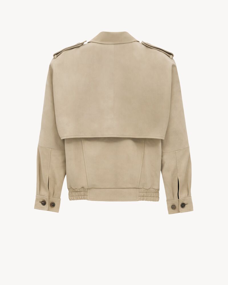 bomber jacket in nubuck