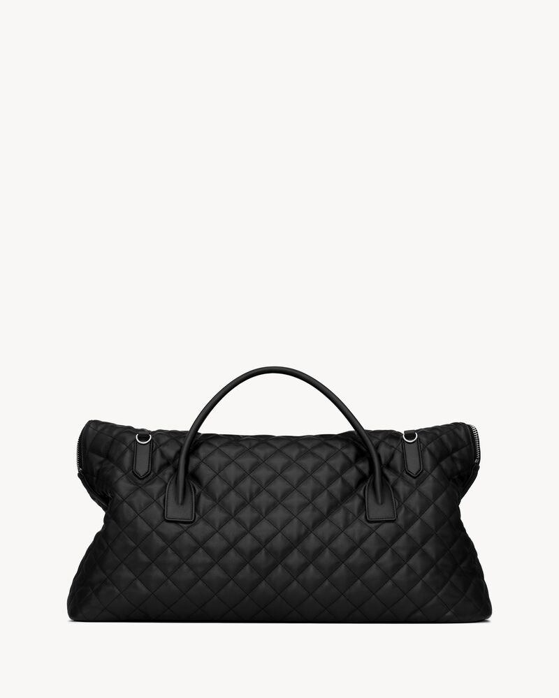 ES GIANT TRAVEL BAG IN QUILTED LEATHER