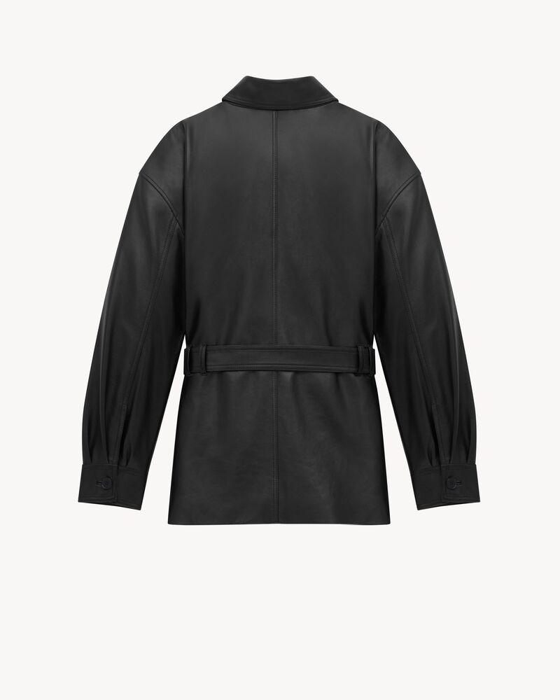 SAHARIENNE jacket in shiny lambskin