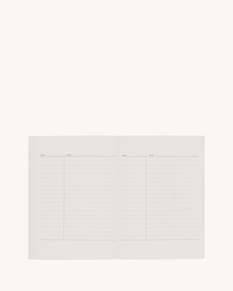 SAINT LAURENT A6 AGENDA