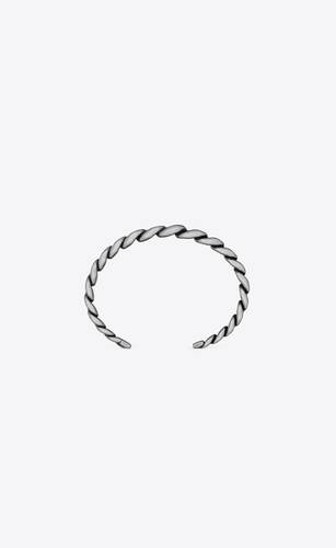 gradient cuff bracelet in metal