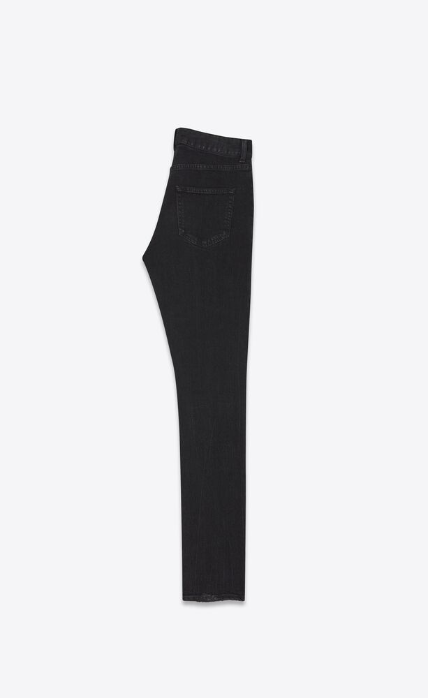 black stretch jeans