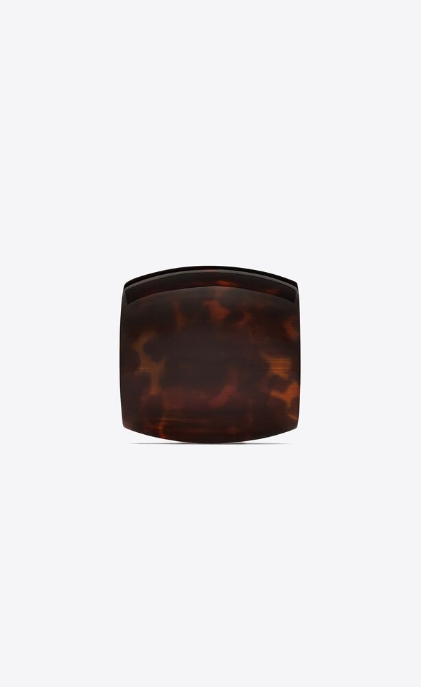 tortoiseshell smoky cuff in resin