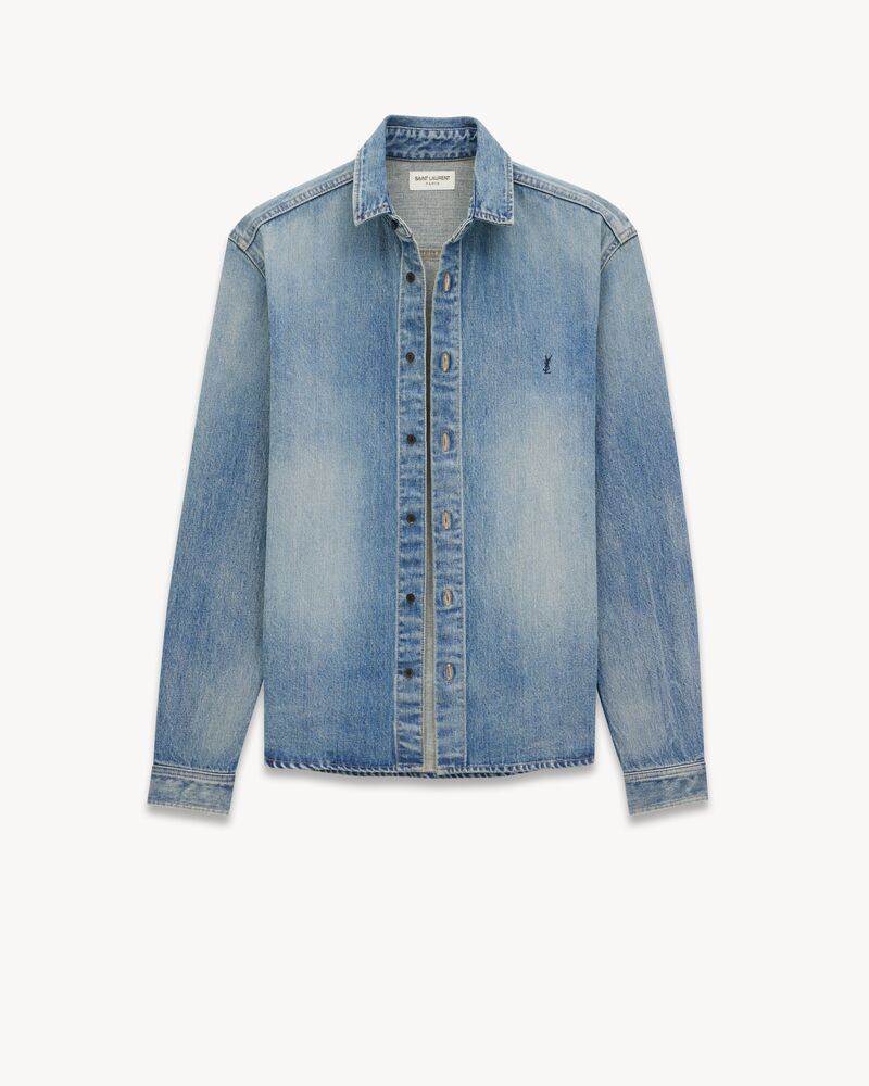 cassandre shirt in trouville beach blue denim