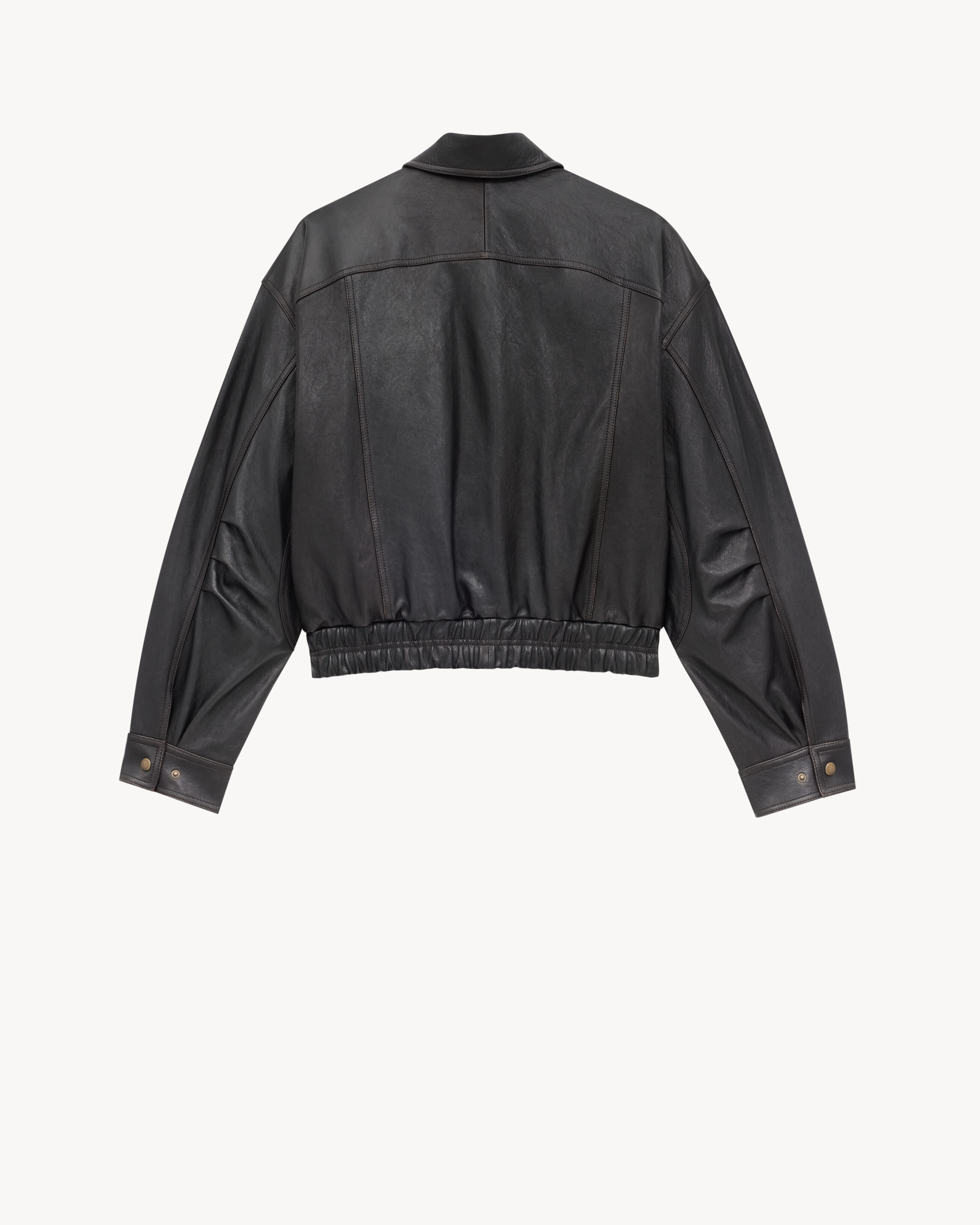 bomber jacket in grained lambskin | Saint Laurent | YSL.com