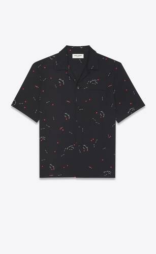 saint laurent bowling shirt