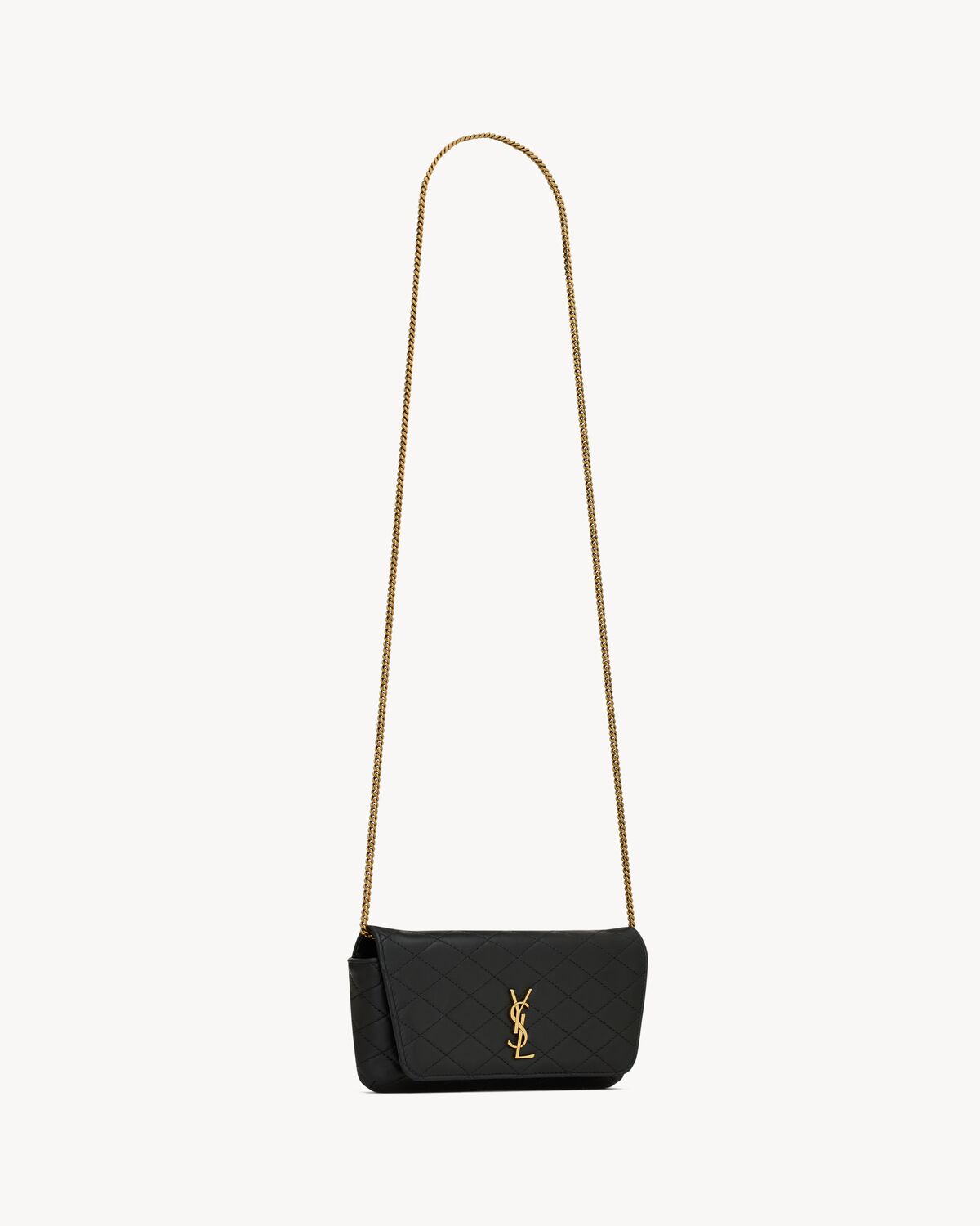 생로랑 양가죽 가비 휴대폰 케이스 7425791EL071000