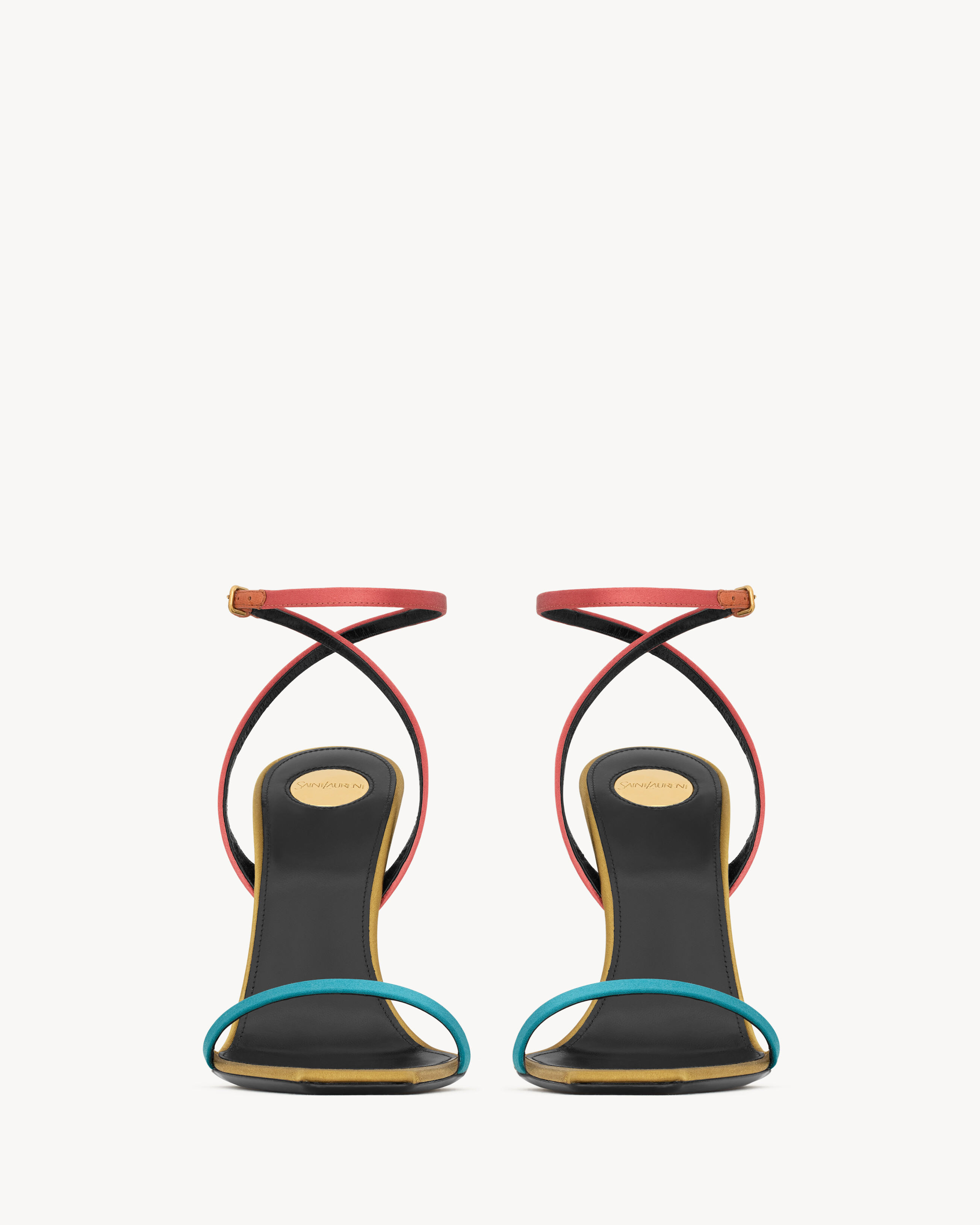 DOMINIQUE sandals in satin crepe