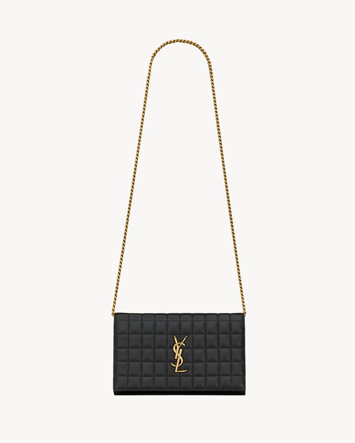 lambskin cassandre chain wallet