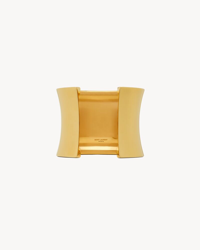 CURVED CUFF BRACELET IN METAL