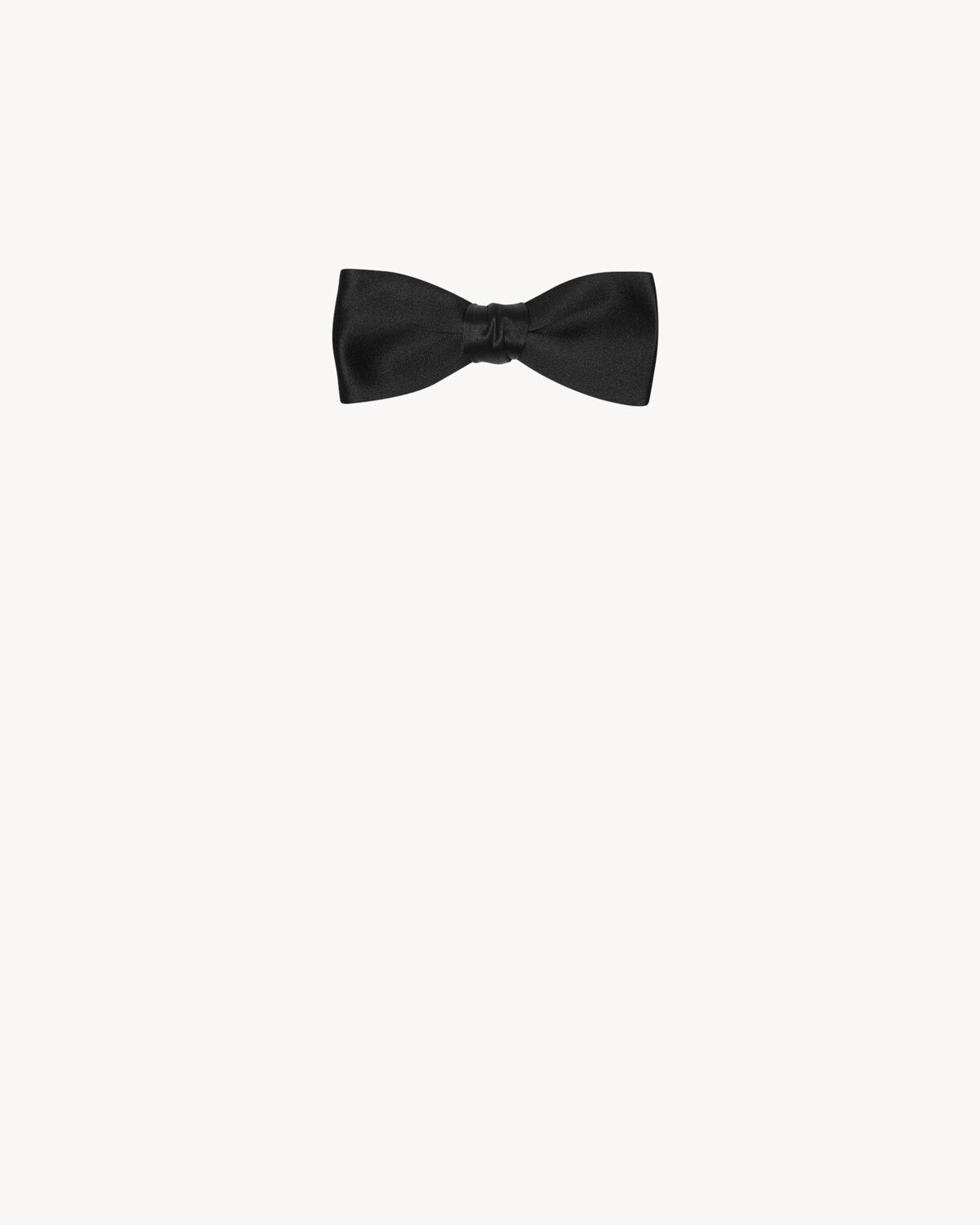 yves bow tie in silk satin