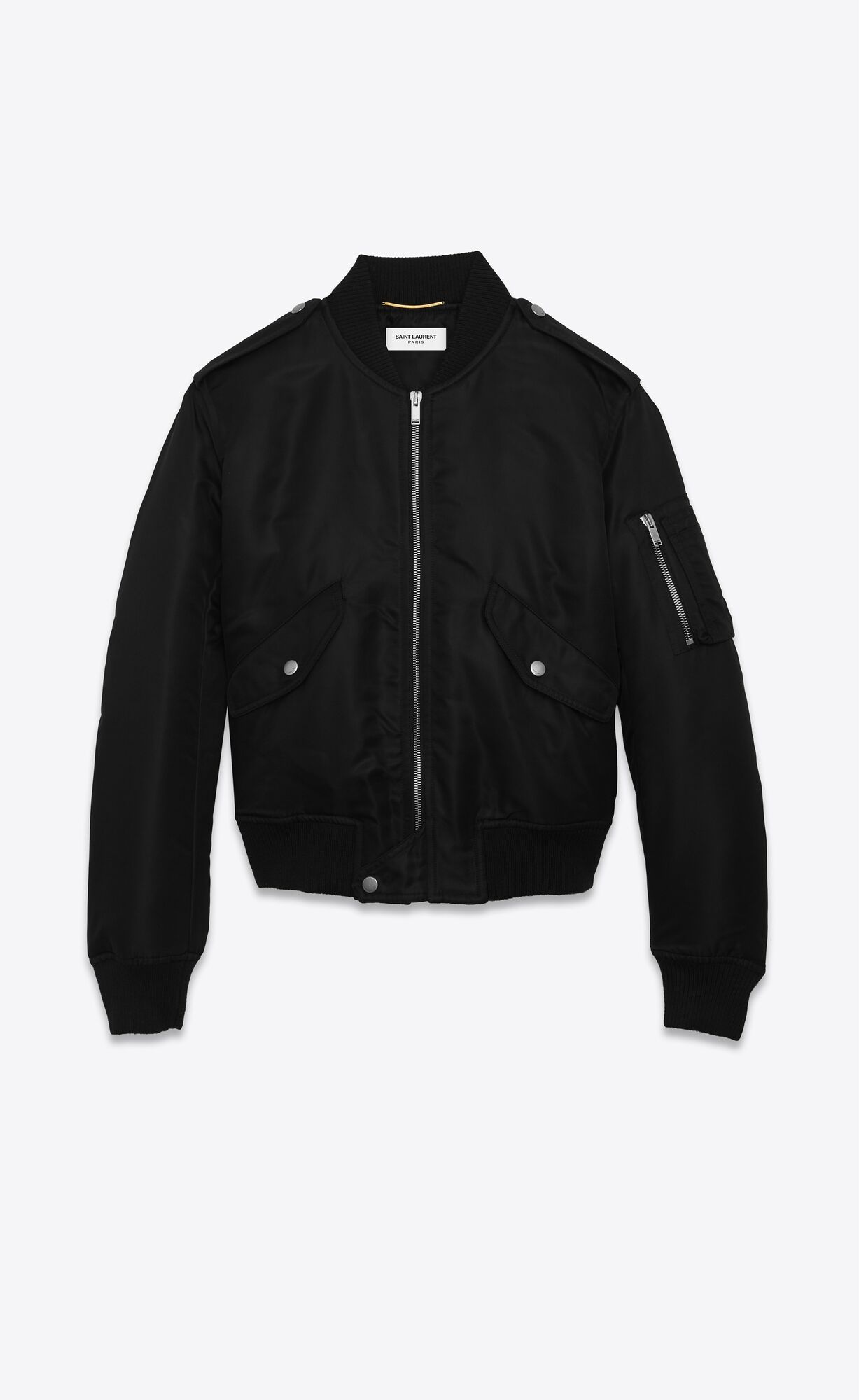 Bomber jacket in nylon | Saint Laurent | YSL.com