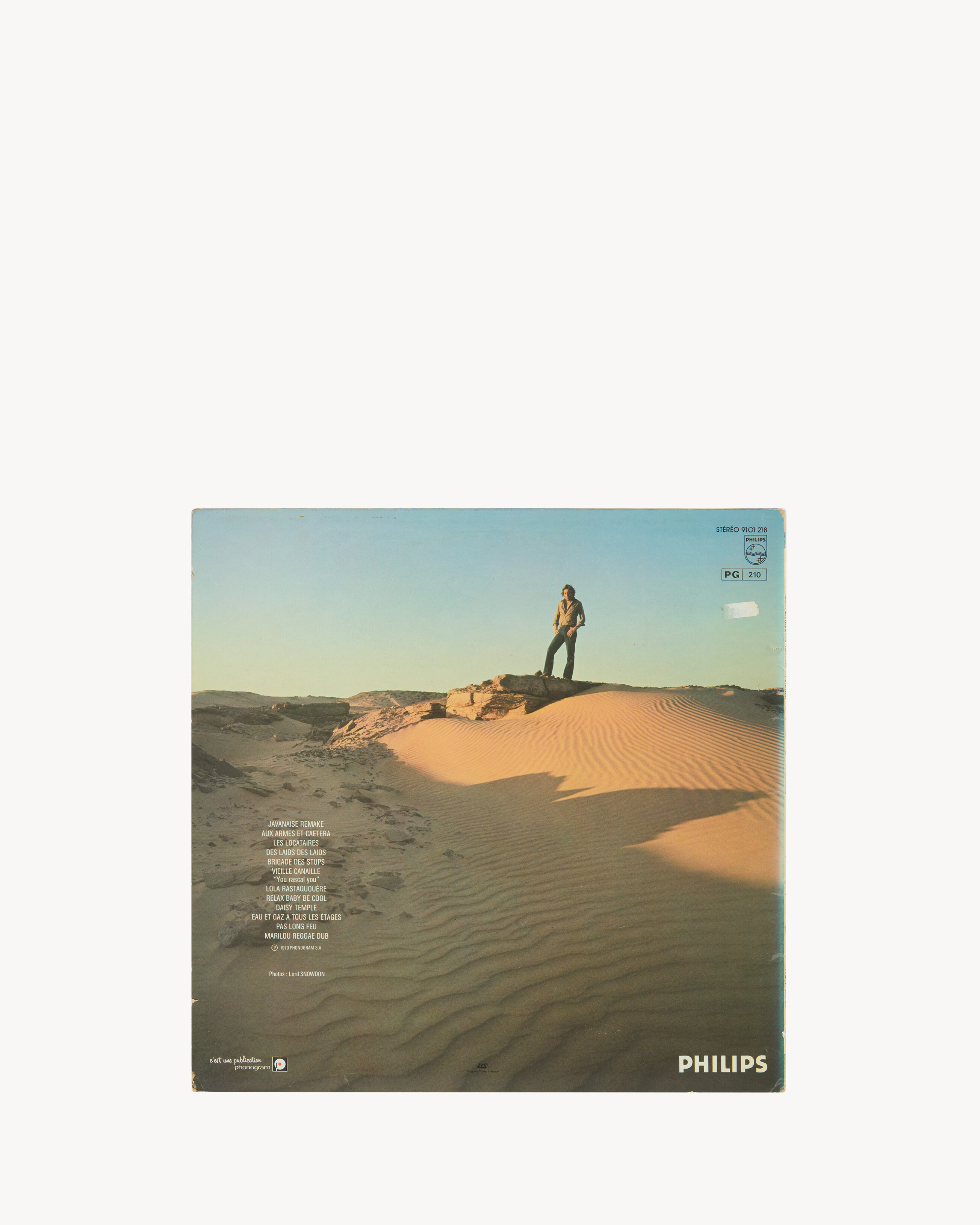 SERGE GAINSBOURG AUX ARMES ET CAETERA ブラック | Saint Laurent