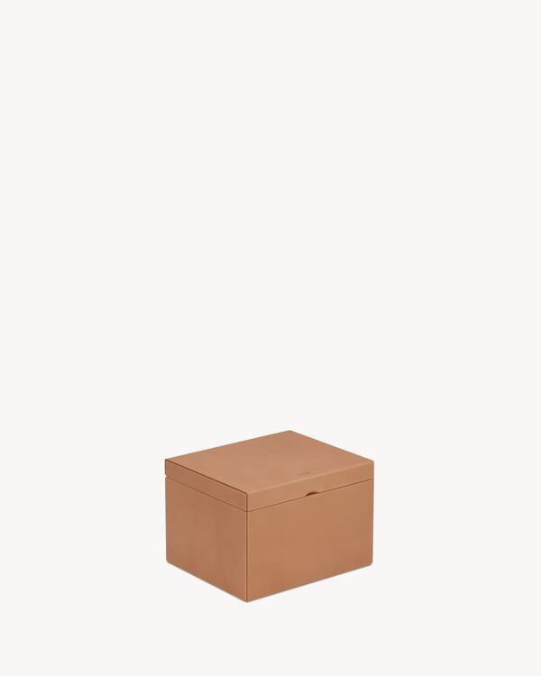 SMALL BOX IN VEGETABLE-TANNED LEATHER