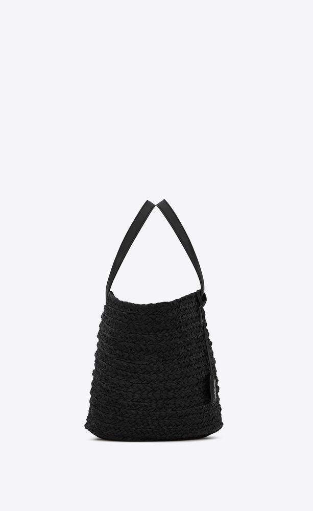 PANIER Medium bag in raffia | Saint Laurent | YSL.com