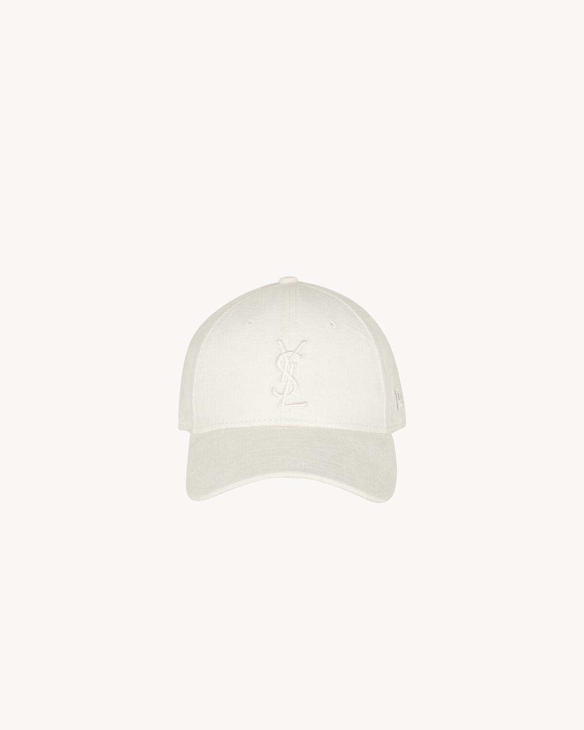 new era ysl monogram cap in corduroy