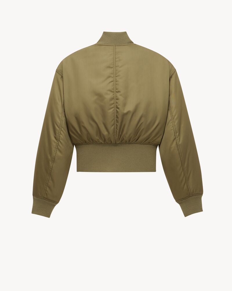 bomber jacket in nylon