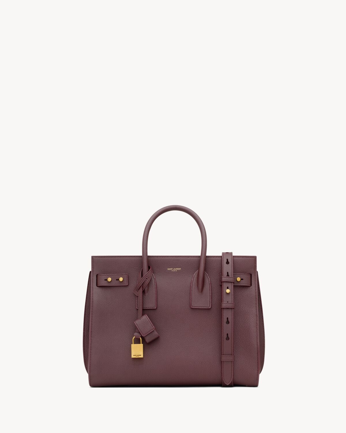 sac de jour in supple grained leather - small