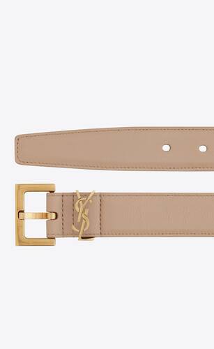 Yves Saint Laurent Wide Leather Waist Belt - Black Belts, Accessories -  YVE201666