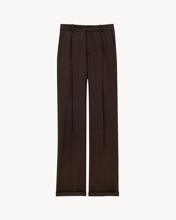 Pantaloni anni ‘90 in flanella di cashmere