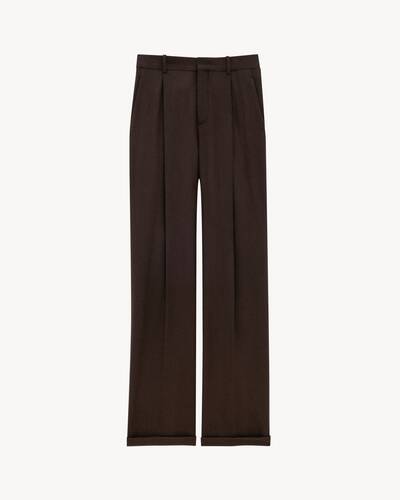 90'S pants in cashmere | Saint Laurent | YSL GR