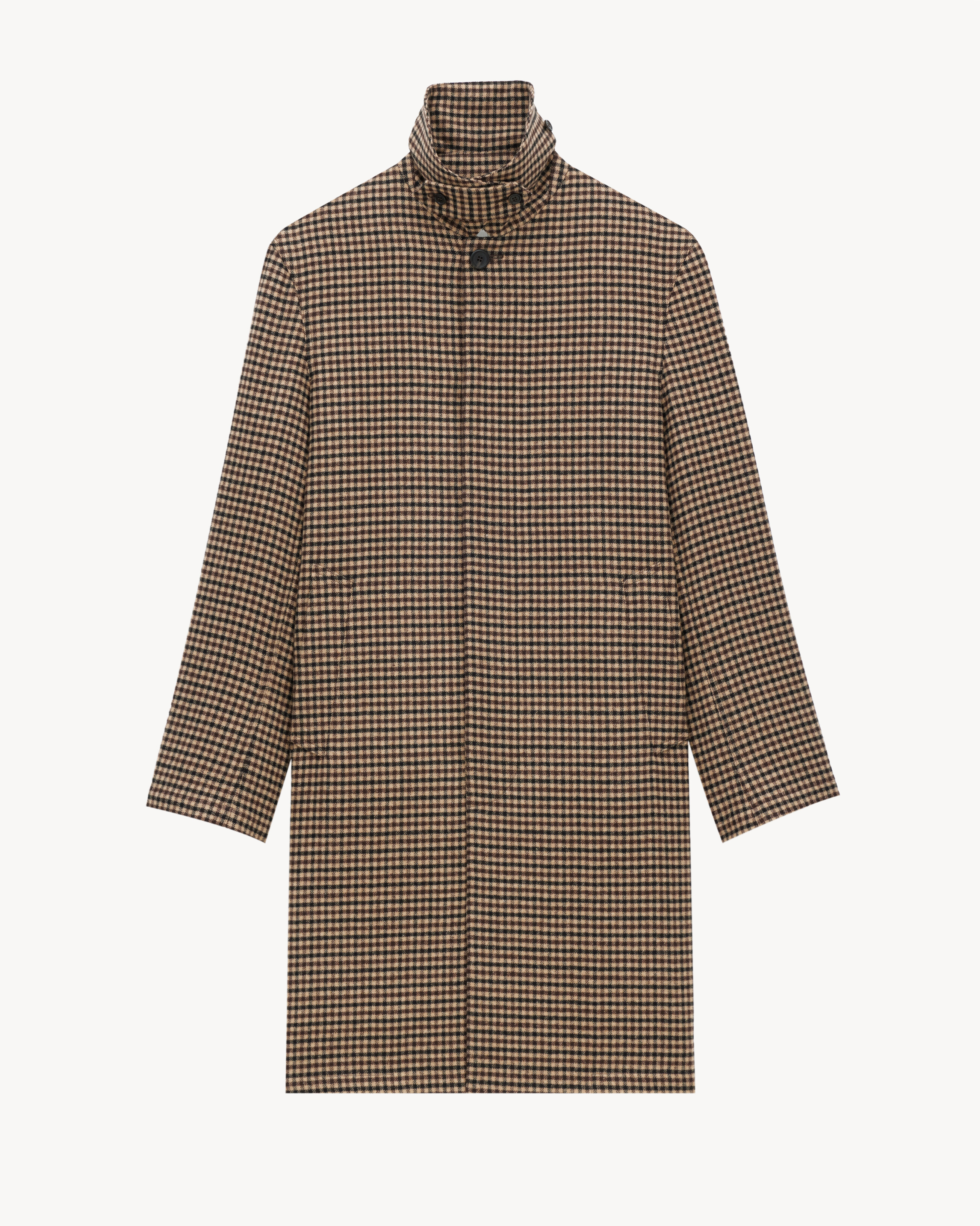 mac coat in vichy check