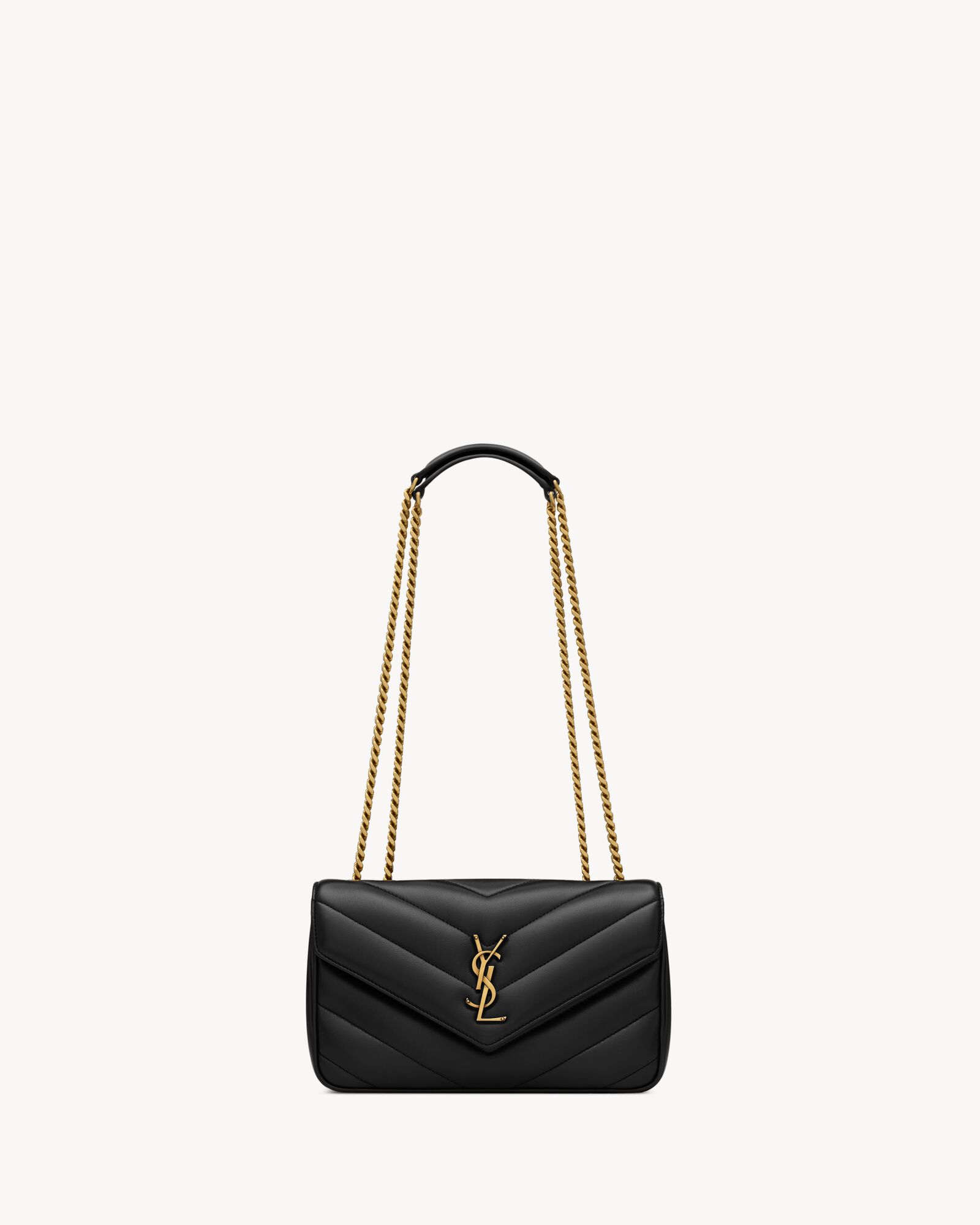 Ysl loulou small black hardware sale