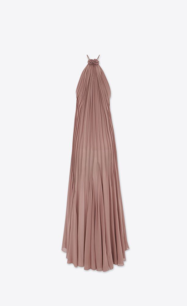 Dress in silk Saint Laurent