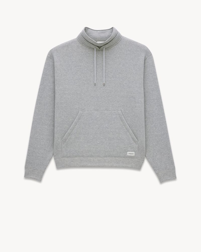 Saint Laurent High-Neck Sweatshirt