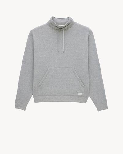 Saint Laurent High-Neck Sweatshirt | Saint Laurent | YSL US