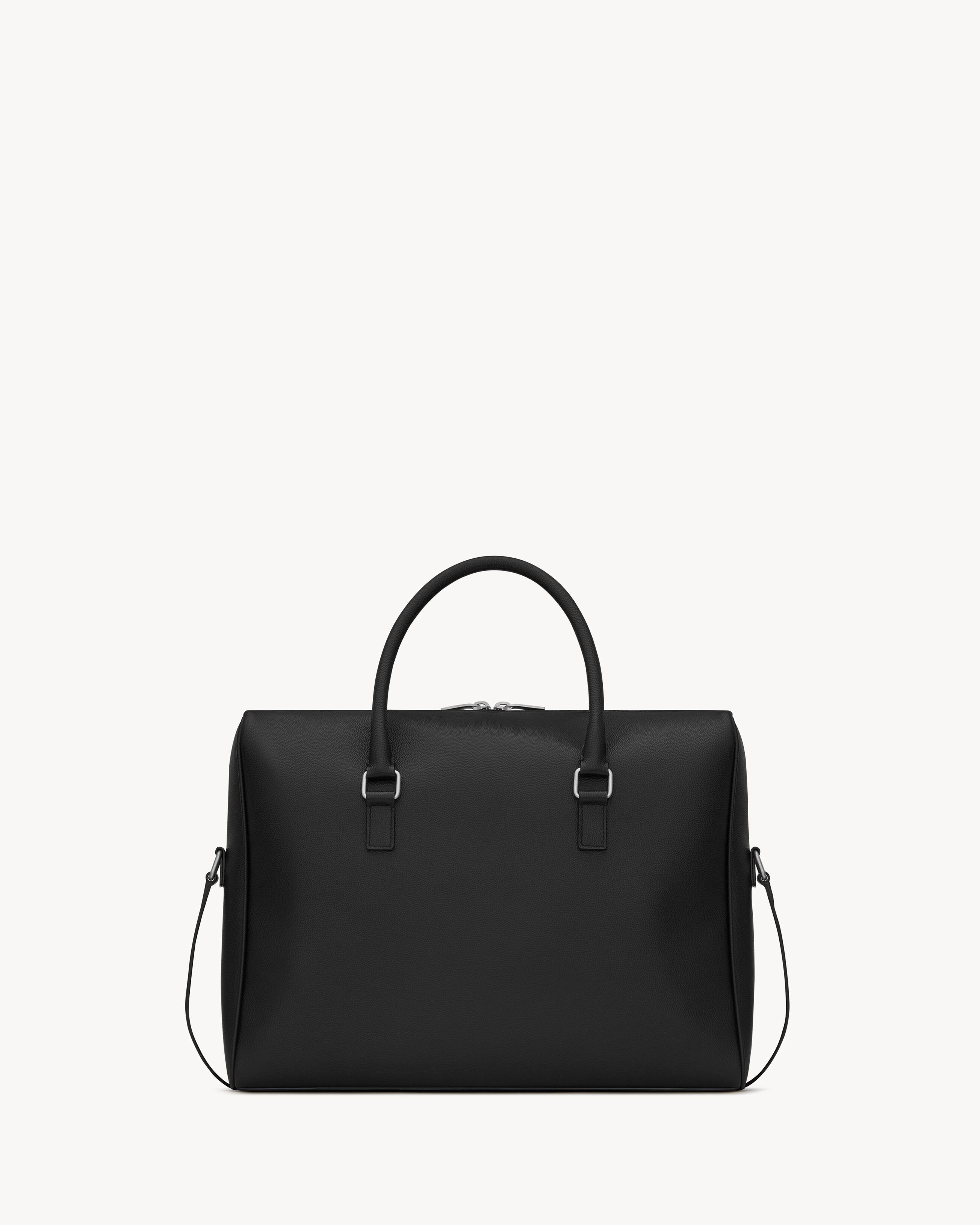 DUFFLE briefcase in grain de poudre embossed leather