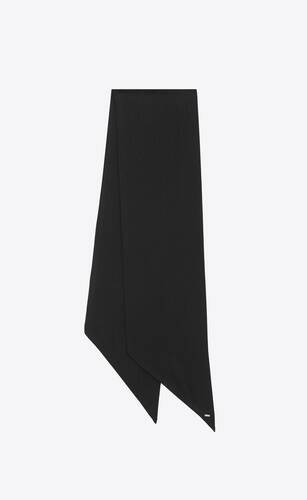 絲質提花monogram lavallière領帶式圍巾