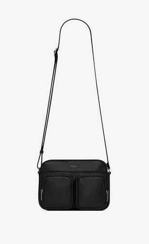 city saint laurent camera bag in grained leather
