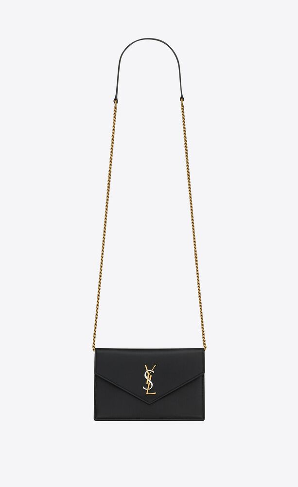 cassandre envelope chain wallet in smooth leather