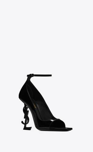 saint laurent open toe pumps